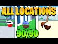 ALL *90* EGG LOCATIONS In Roblox Car Dealership Tycoon! Egg Hunt Event!