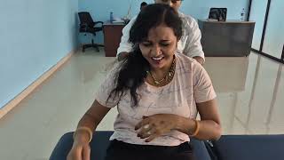 Indian Lady Navel, Gas \u0026 Acidity Treatment #navel #acidity #naveldisplacement #election #viralvideo