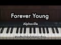 Forever Young - Alphaville | Piano Karaoke by Andre Panggabean