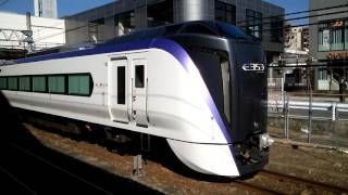 11．【新型車両・MH付き・音量注意】E353系S101編成試運転，甲府駅発車