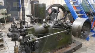 Starting up very old Tangye engine