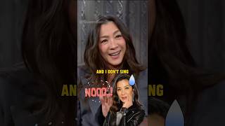 Michelle Yeoh Reveals Who Convinced Her to be Part of Wicked 😍 #MichelleYeoh #shorts