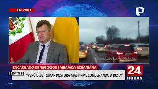 Embajada ucraniana: "Perú debe tomar posición más firme condenando a Rusia"