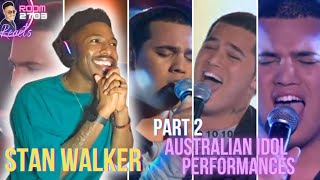 Stan Walker Reaction: Australian Idol Performances Part 2 - Killing it at 18!!! 😍💥