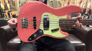 【SOLD】Fender Custom Shop / Limited Edition 60 Jazz Bass Relic Super Faded Aged Tahitian Coral