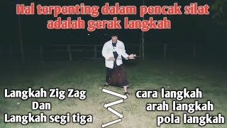 gerak langkah dalam pencak silat menurut cara , arah dan polanya .