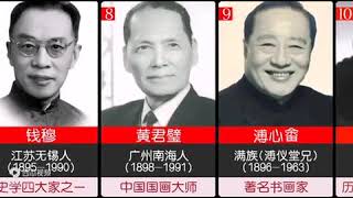 蒋介石败退台湾时 带走的12位大师