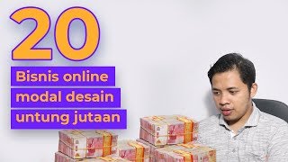 20 ide bisnis online tanpa modal uang, HANYA modal desain saja