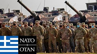 Greece, NATO. Tanks Leopard 2A6HEL and M1A2 Abrams in joint exercises.