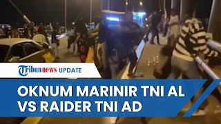 Viral Video Detik-detik Bentrok Oknum Prajurit Marinir TNI AL vs Anggota Raider TNI AD di Batam