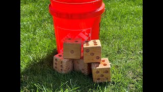 Make Your Own "Yard Yahtzee": Easy DIY!