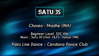 Satu 35 Line Dance//Demo//Choreo: Madhe (INA) - May 2024