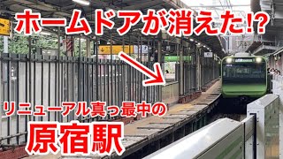 【ホームドアが消えた⁉︎】JR原宿駅の今を見てみよう！