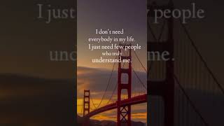 I Just Need Few People _ Life Quotes In English