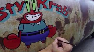 Rusty Krab 1961 Ford Pick Up Letering