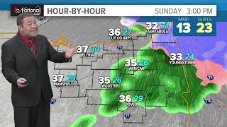 Cleveland area weather forecast: Morning wintry mix to rain showers and a bit milder