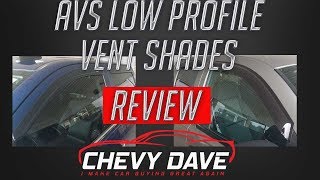 Best Vehicle Window Vent Shades? AVS Low Profile Vent Shade Review