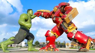 Transformers The Last Knight - Iron Man vs Hulk Final Fight | Paramount Pictures