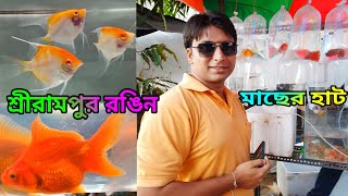 শ্রীরামপুর শখের হাটে কালী ঠাকুর পূজোর আগে Aquarium Fish Price🐠Serampore Pet Market🐟Pet Fish