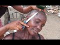 how i shaved my aunty s hair in a typical african village. life of a nigeria 🇳🇬 village girl.