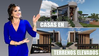 CASAS EN TERRENOS ELEVADOS