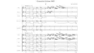 [Score] Concerto Grosso 1985 - Ellen Taaffe Zwilich (for chamber orchestra)