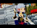 mmd genshin impact 原神 kamisato ayaka 神里綾華 gokuraku jodo 極楽浄土