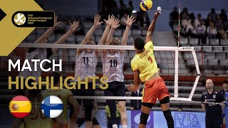 Spain vs. Finland - Match Highlights | European Golden League Men 2024