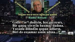 Soğan soya soya ağlayan qadın - Ramiz Rövşən