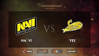 NA`VI vs YES Game 2, TI5 EU Qualifiers