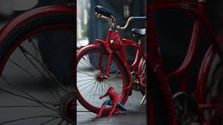 Superheroes but bicycle 💥 Marvel & DC-All Characters #marvel #avengers#shorts
