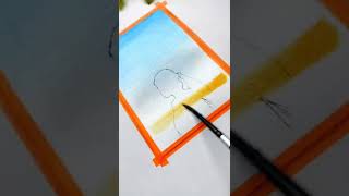 My First Hand Made Art | my first art video || #support || #art #handmade #drawing #artist #shorts