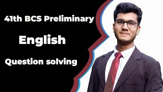 41th BCS Preliminary English question solving|41 BCS| Nahid's Math|