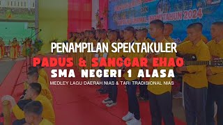 PENAMPILAN SPEKTAKULER PADUS & SANGGAR EHAO | Medley Lagu Daerah Nias & Tari Tradisional Nias