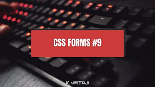 CSS Forms #9 | HTML, CSS and JavaScript