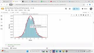 Create a normal distribution with numpy