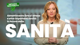 Abbattimento liste d’attesa e altre importanti novità in favore della Sanità