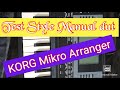 KORG Micro Arranger rekomendasi Keyboard OT hrga 4,5 jtan, Test Dangdut Manual