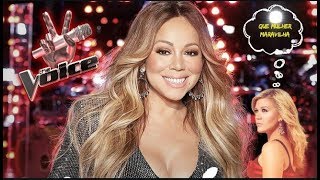 JURADOS DO THE VOICE ENCANTADOS COM MARIAH CAREY #82