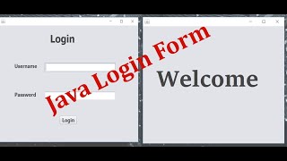 How to Create Simple Login Form in Java with Source Code| Netbeans