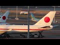 12 4 羽田空港で並んだ新旧政府専用機 b747＆b777