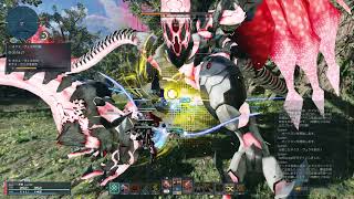 PSO2 NGS Te/Hu wired lance test