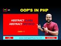 Abstract class and method | php oop's tutorial