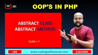 Abstract class and method | php oop's tutorial