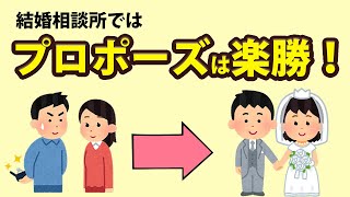 結婚相談所での告白・プロポーズは楽勝です！