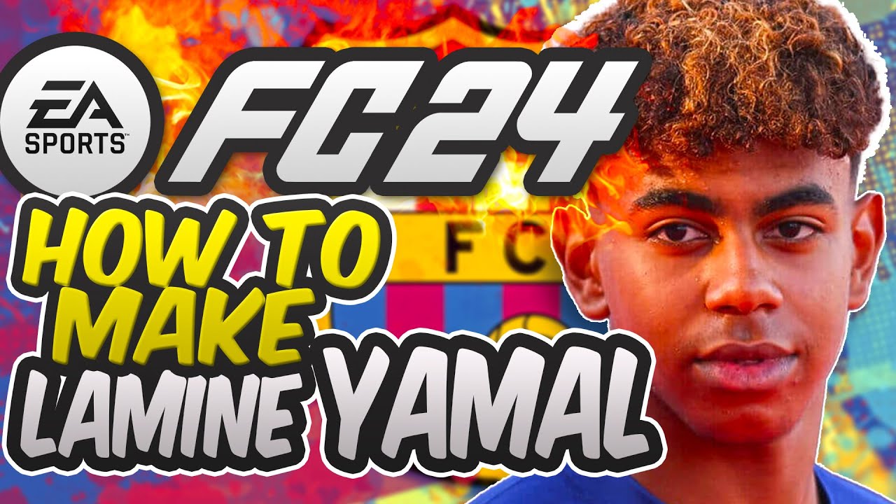 Ea Fc 24 How To Make Create Lamine Yamal Stats New Animation Barcelona
