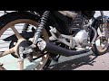 ybr125.ybr125キャブ・インジェクション.ybr125sp エキゾーストマフラー quiet orm