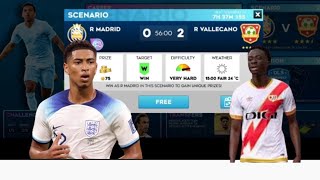 DLS 24| scenario challenge| Real Madrid Vs R Vallecano| Hassan jadoon