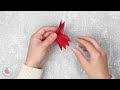 🎄 diy christmas wreath tutorial ✨ christmas poinsettia flower wreath paper craft tutorial ✨