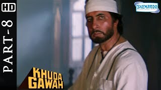 Amitabh Bachchan helps a women scene from Khuda Gawah - Srivedi - Best Action Scene